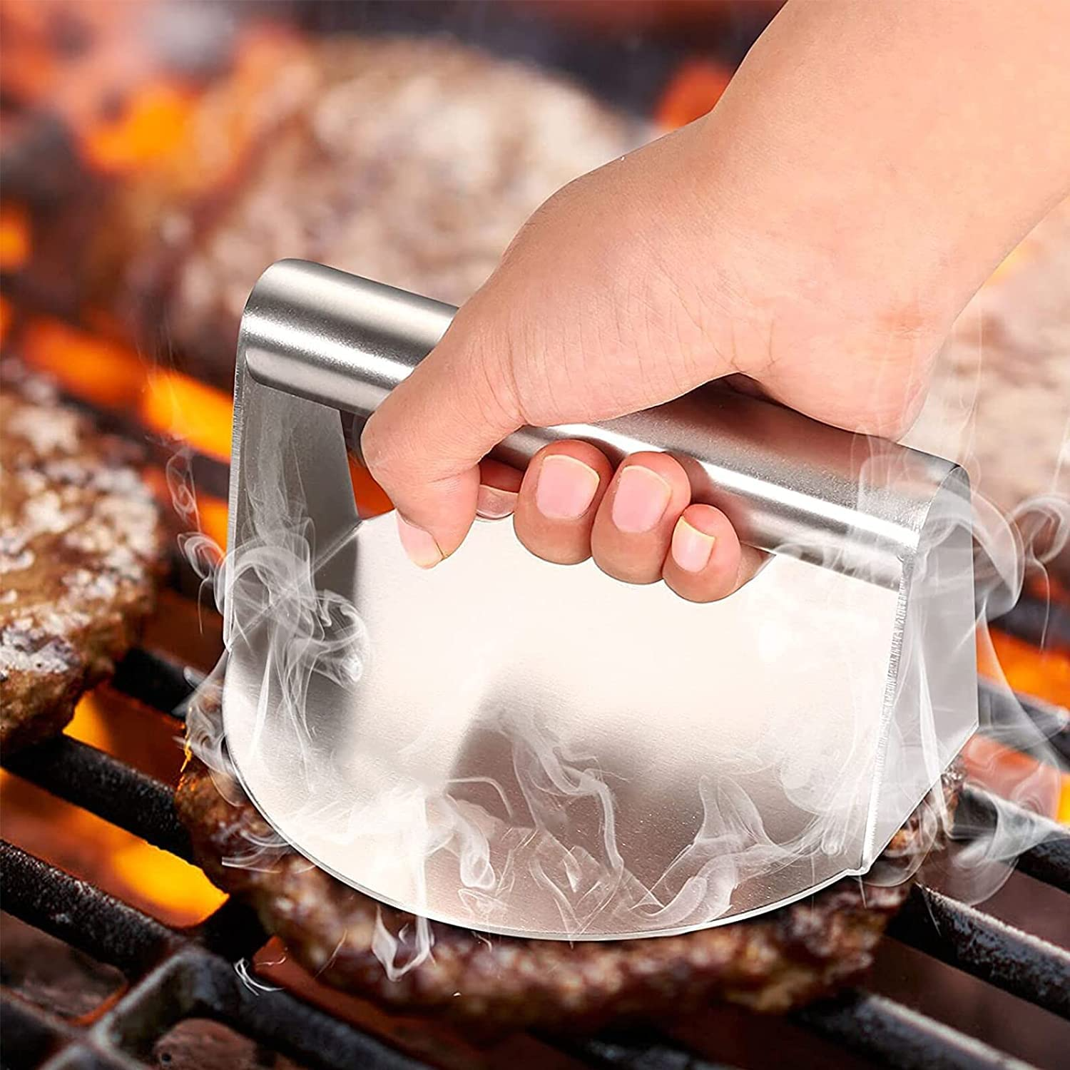 Introducing the Stainless Steel Smash Burger Press – Your Ultimate Burger-Making Companion!