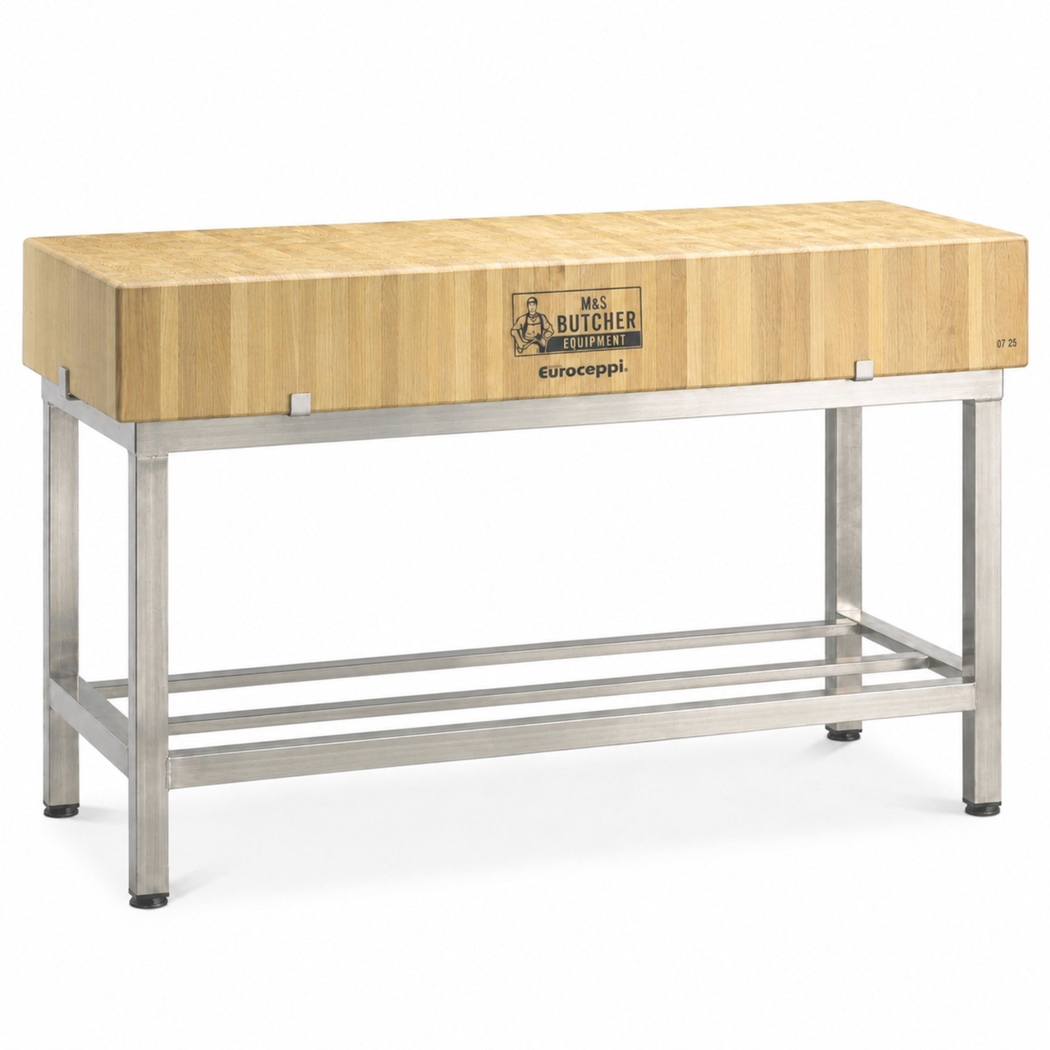 M&S Butchers Block 6ft x 2ft - premium Italian Black Locust wood chopping block