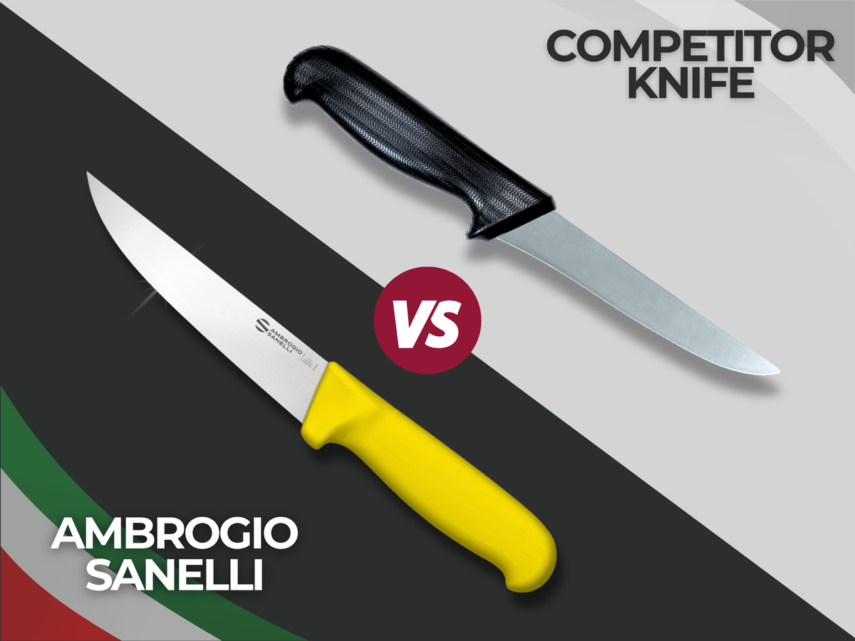 Ambrogio Sanelli Knives vs Popular Butcher Knives: Why Long-Term Sharpness Beats Day-One Edge