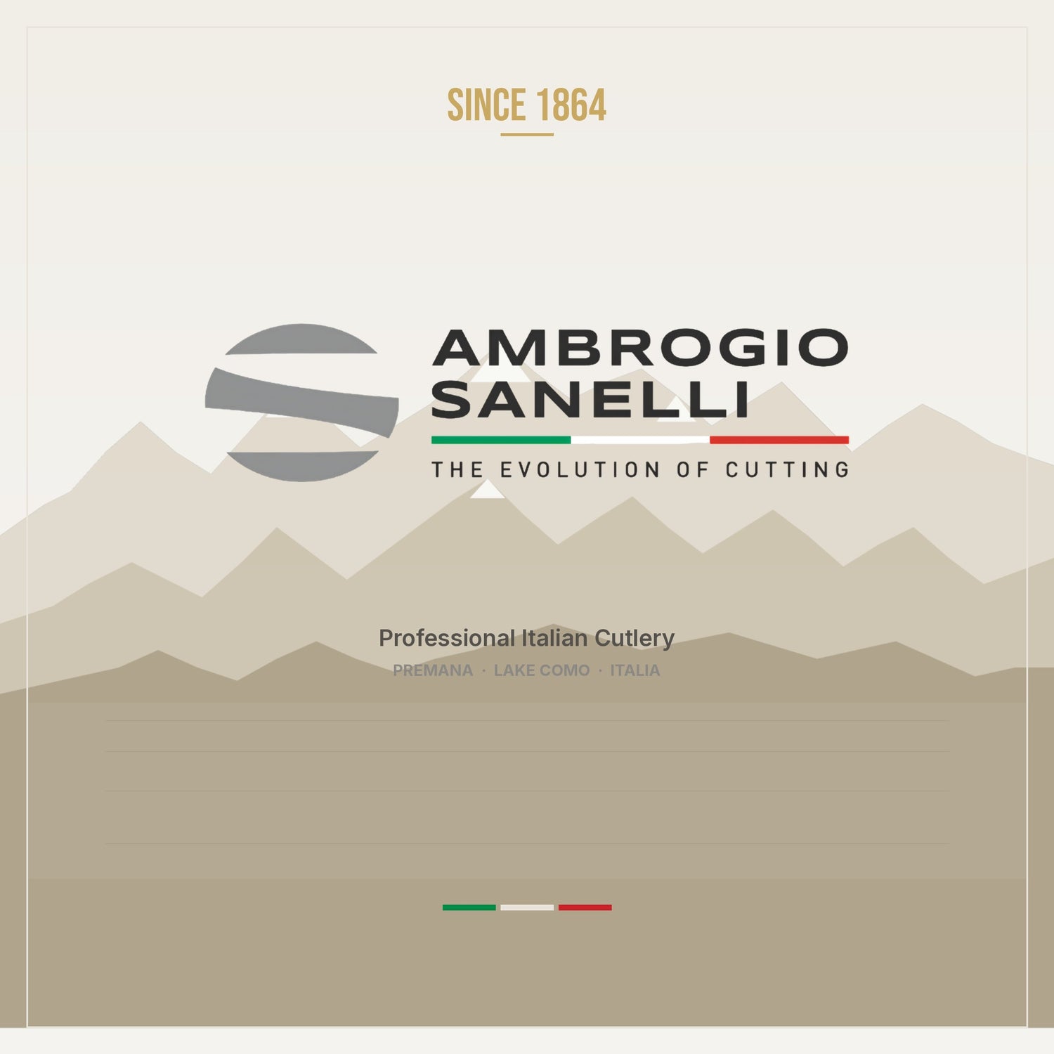 Ambrogio Sanelli — professional Italian cutlery from Premana, Lake Como, since 1864