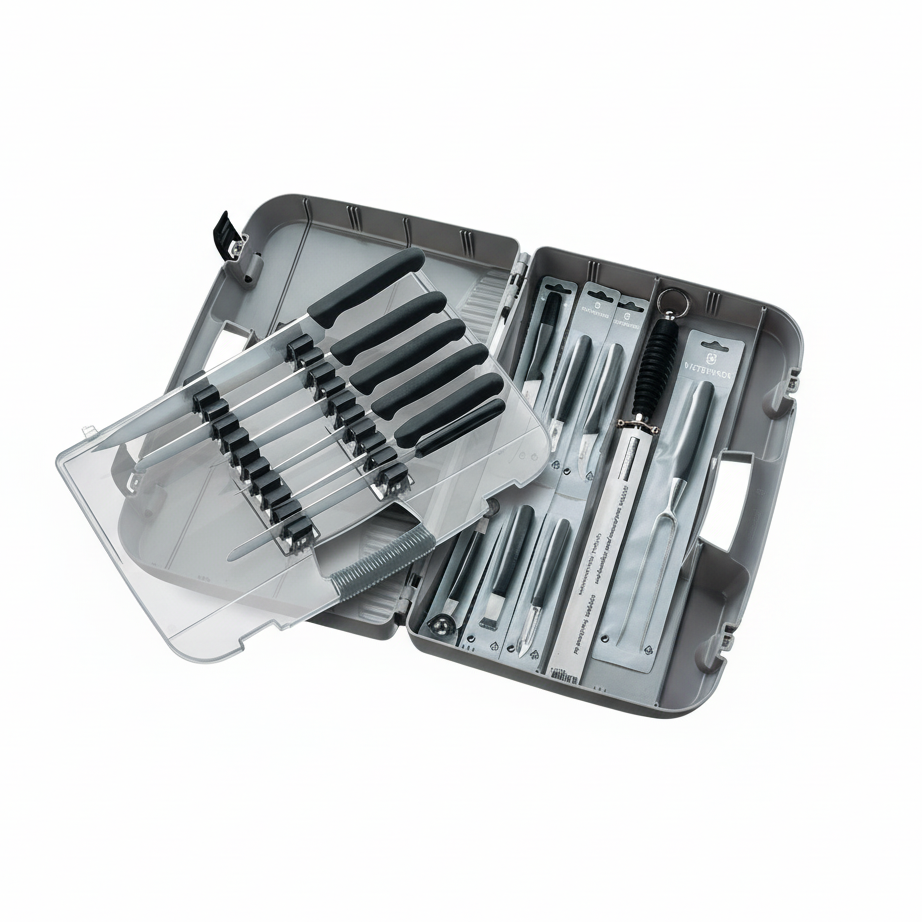 Victorinox Fibrox 14 Piece Chef's Case Set - Professional Chef Knife Case Set
