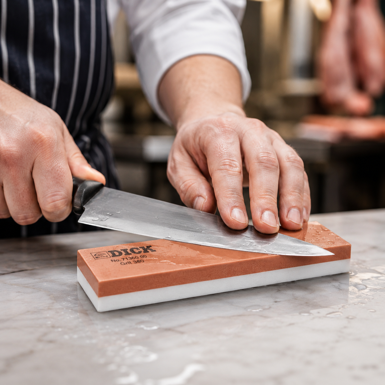 Sharpen a Knife using a Whetstone