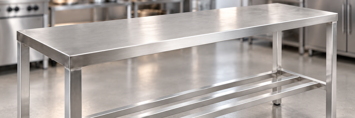 Aluminium Tables – shop aluminium tables at M&S Butcher Equipment