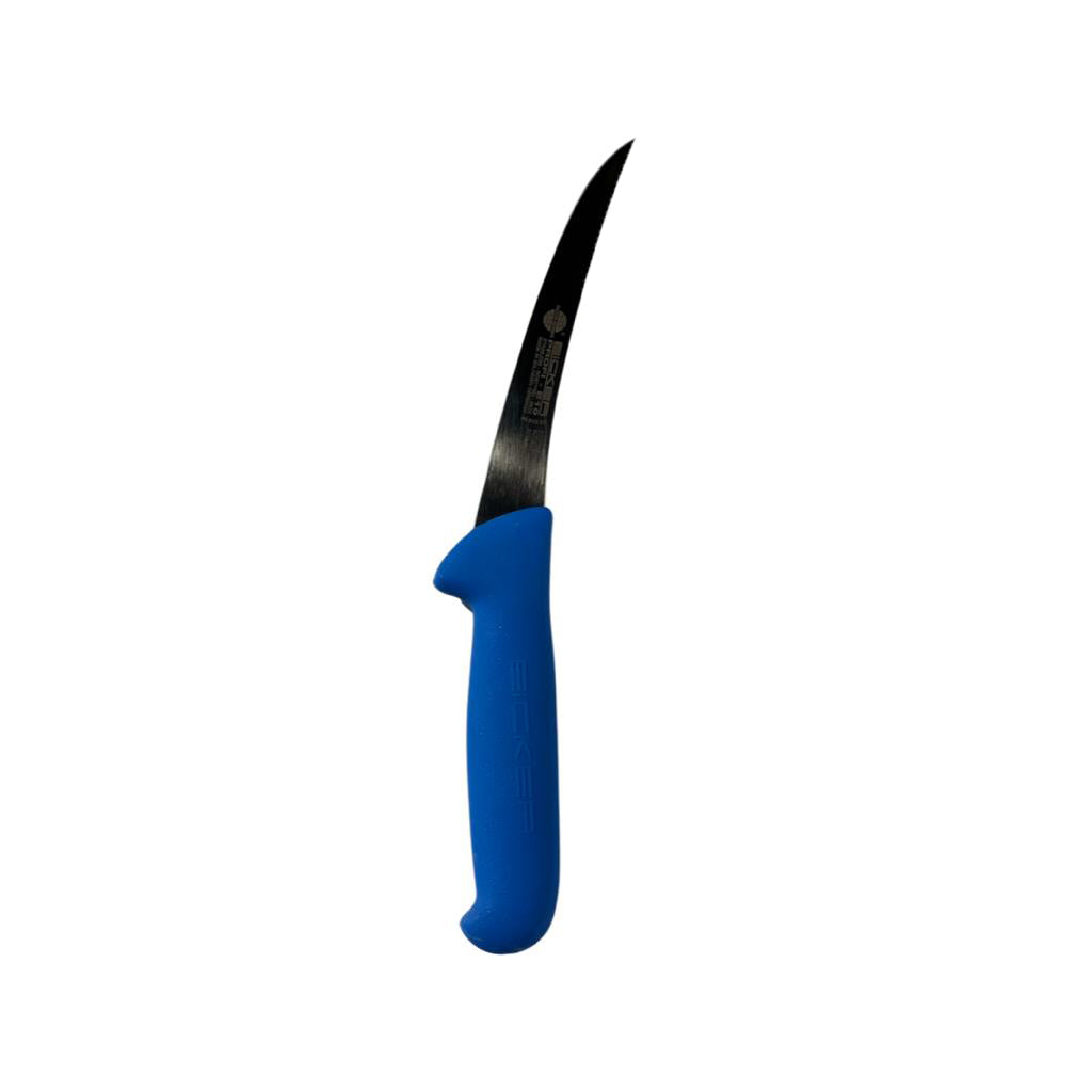 Eicker 13cm Blue Boning Knife - Professional Butcher Boning Knife with Blue Handle
