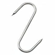 2 point S hooks 10cm x 4cm pack of 10 - butchers meat hanging hooks