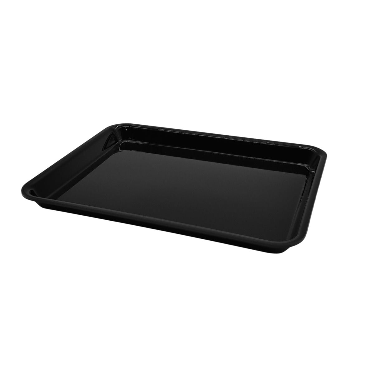 Black GN 1/5 Tray Main View - Commercial Butcher Shop Display Tray