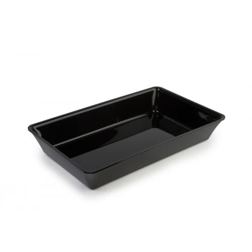 Black Gastronorm 1/1 Tray 530x325x80mm - Butcher Shop Display Presentation Tray