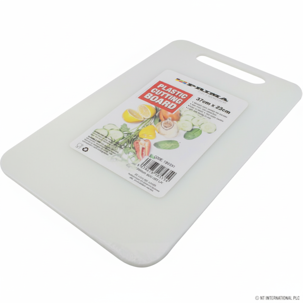 Prima plastic cutting board detail - small butchers preparation board