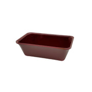 Burgundy GN 1/4 display tray 265x162x80mm view 1 - small deep butchers counter tray