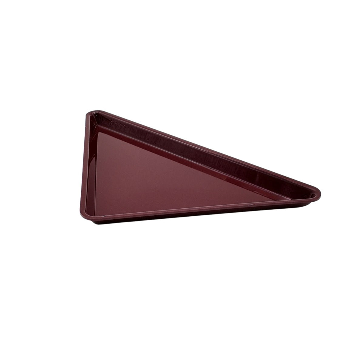 Burgundy Bordeaux Triangle Small Display Tray 270x270x370mm - Butcher Shop Display Presentation