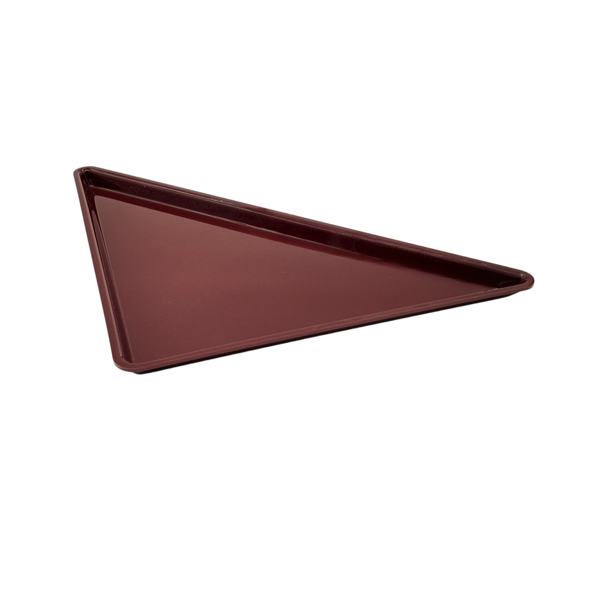 Burgundy Bordeaux Triangle Large Display Tray 400x400x565mm - Butcher Shop Display Presentation