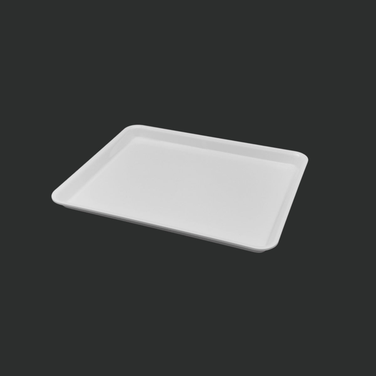 White GN 1/2 20 Tray 325x265x17mm - Commercial Butcher Counter Display Tray
