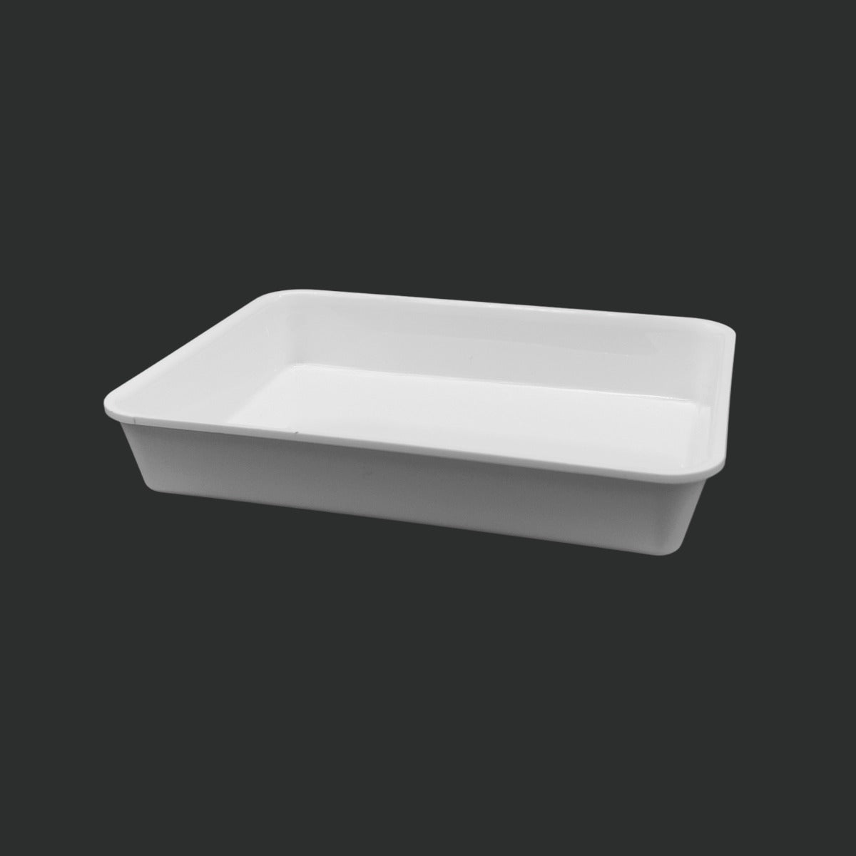 White GN 1/5 Gastronorm Tray 265x200x40mm - Butcher Shop Display Presentation Tray