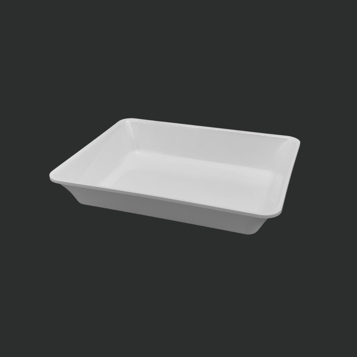 White GN 1/2 Gastronorm Tray 325x265x50mm - Commercial Butcher Display Container