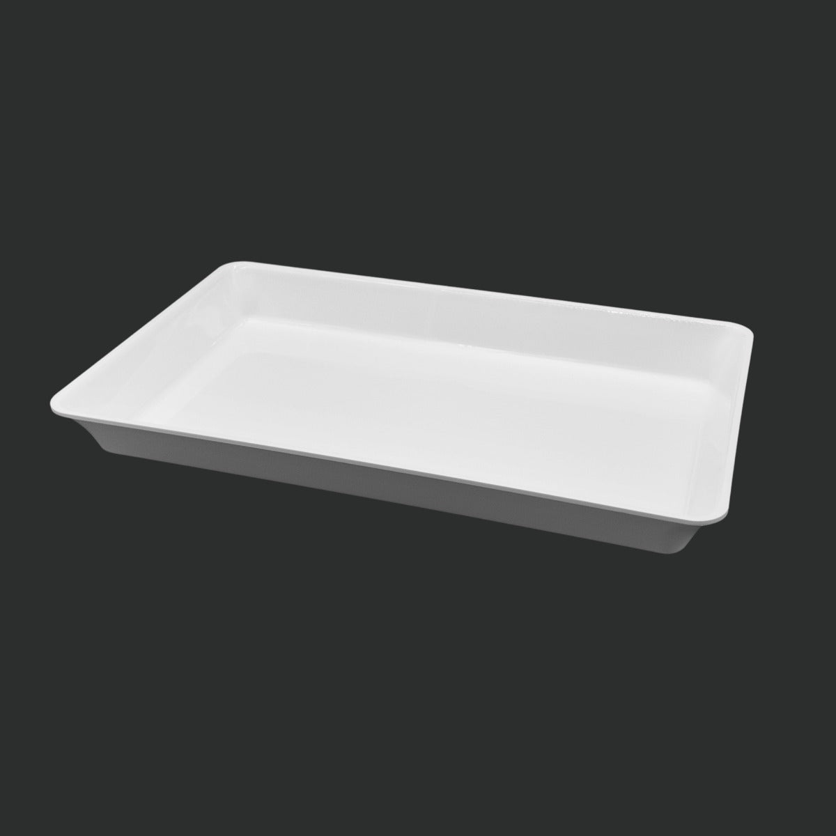 White GN 1/1 Gastronorm Tray 530x325x50mm - Butcher Shop Food Display Presentation Tray