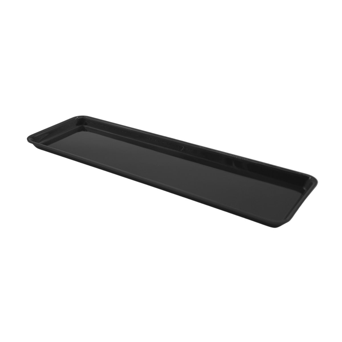 Black GN 2/4 Gastronorm Tray 530x162x20mm - Commercial Butcher Display Tray