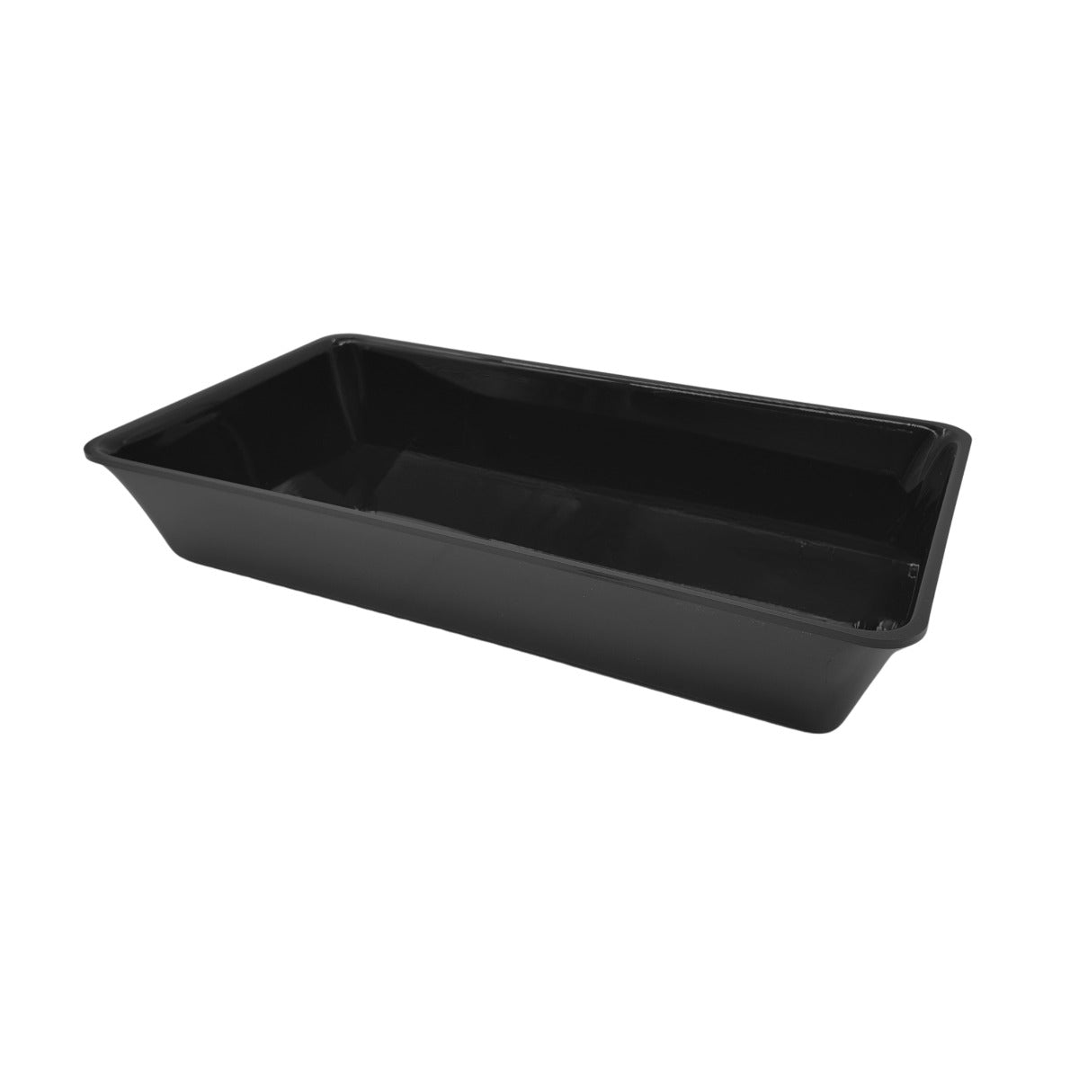 Black GN 3/4 display tray 487x265x80mm view 1 - deep butchers counter tray