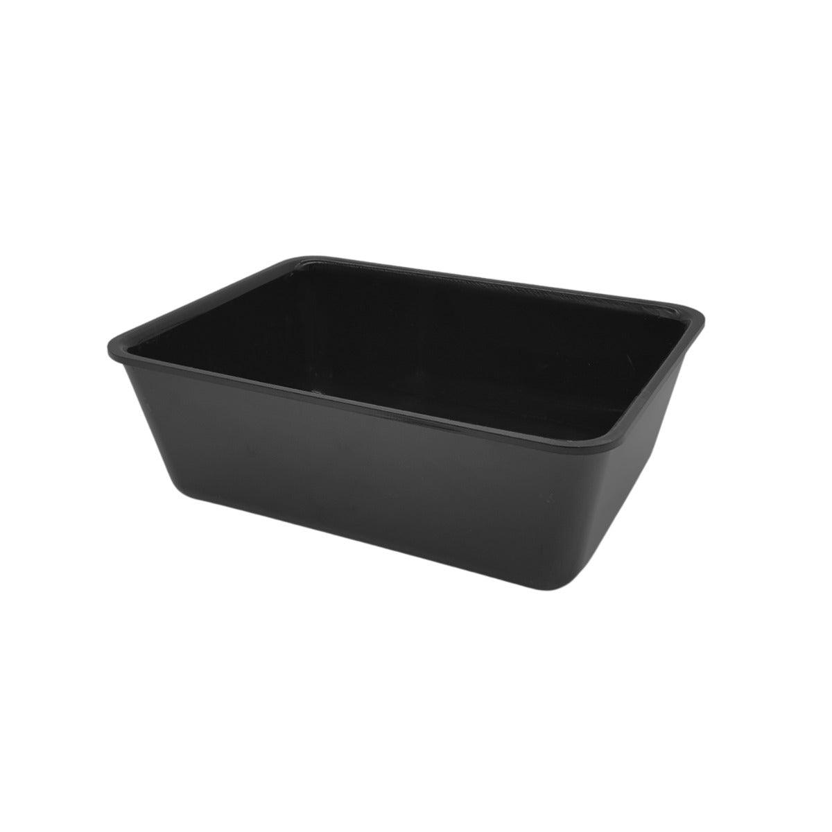 Wide black tray 280x210x100mm view 1 - butchers display counter tray