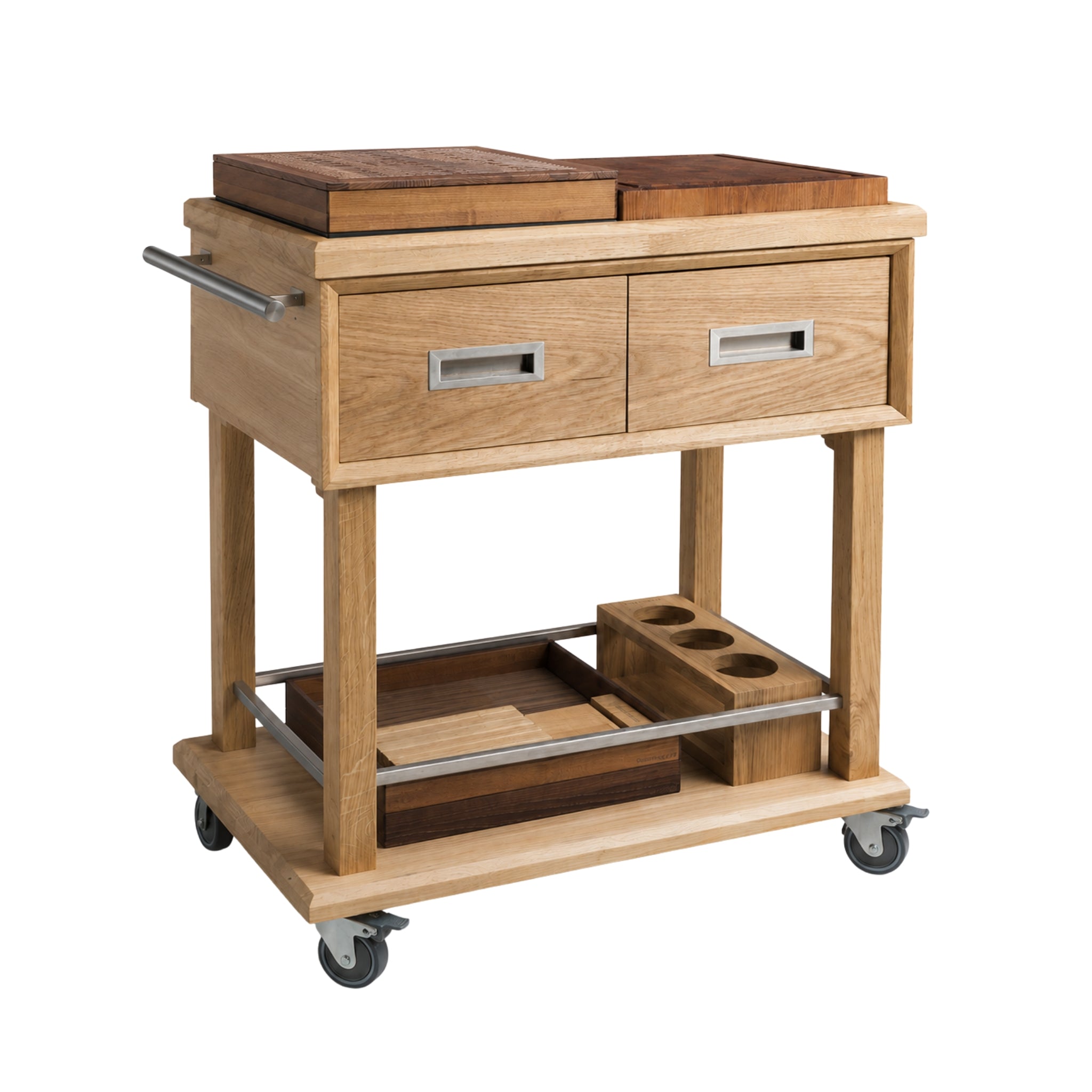Butcher Block Preparation Trolley