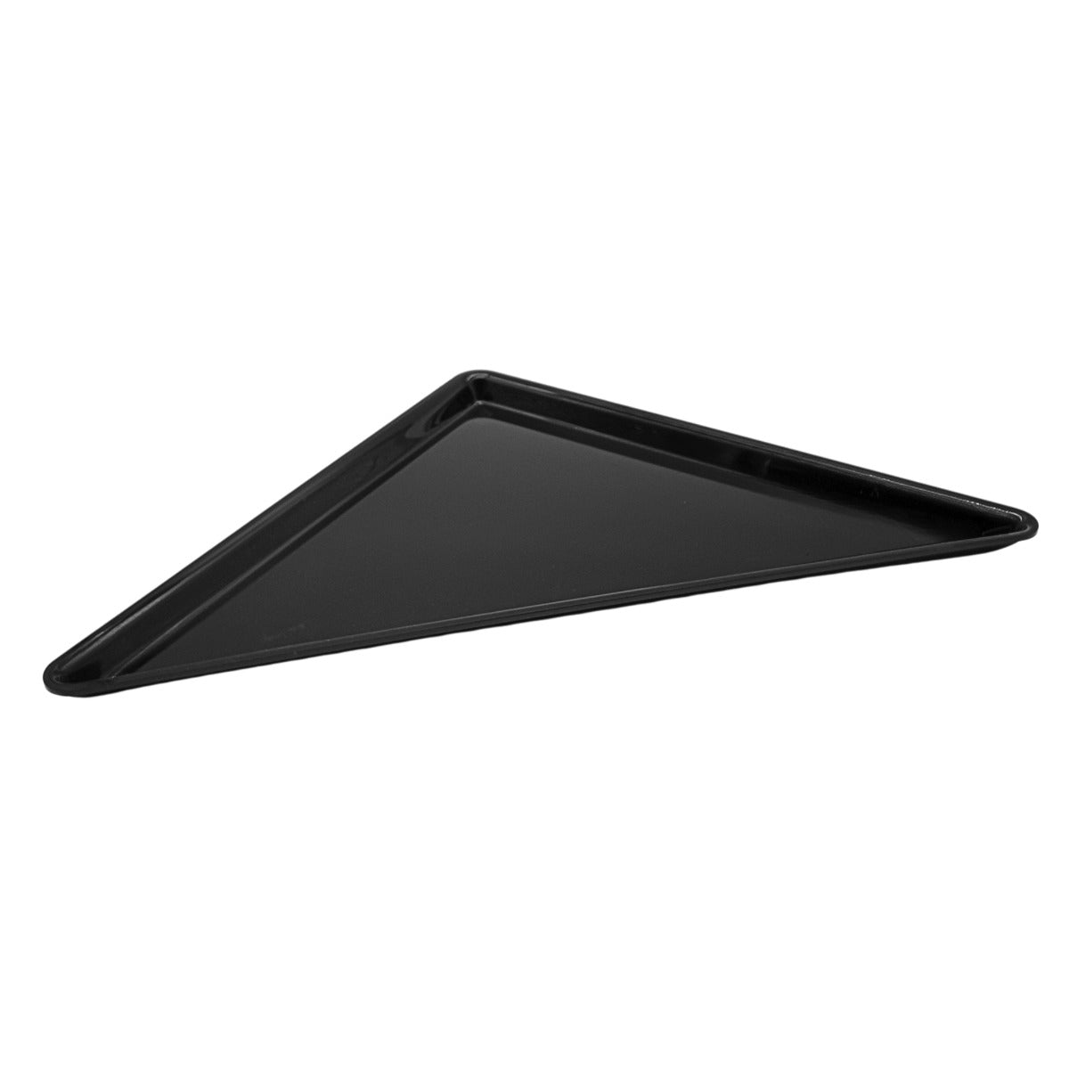 Black triangle tray view 2 - butchers display tray