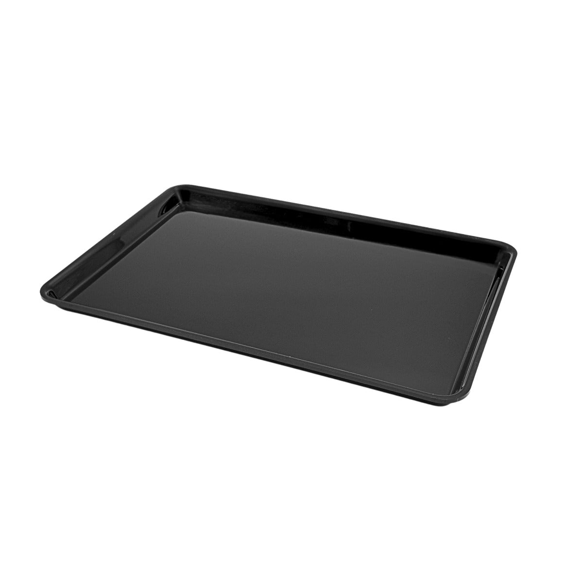 Wide black tray 420x280x20mm view 2 - butchers display tray