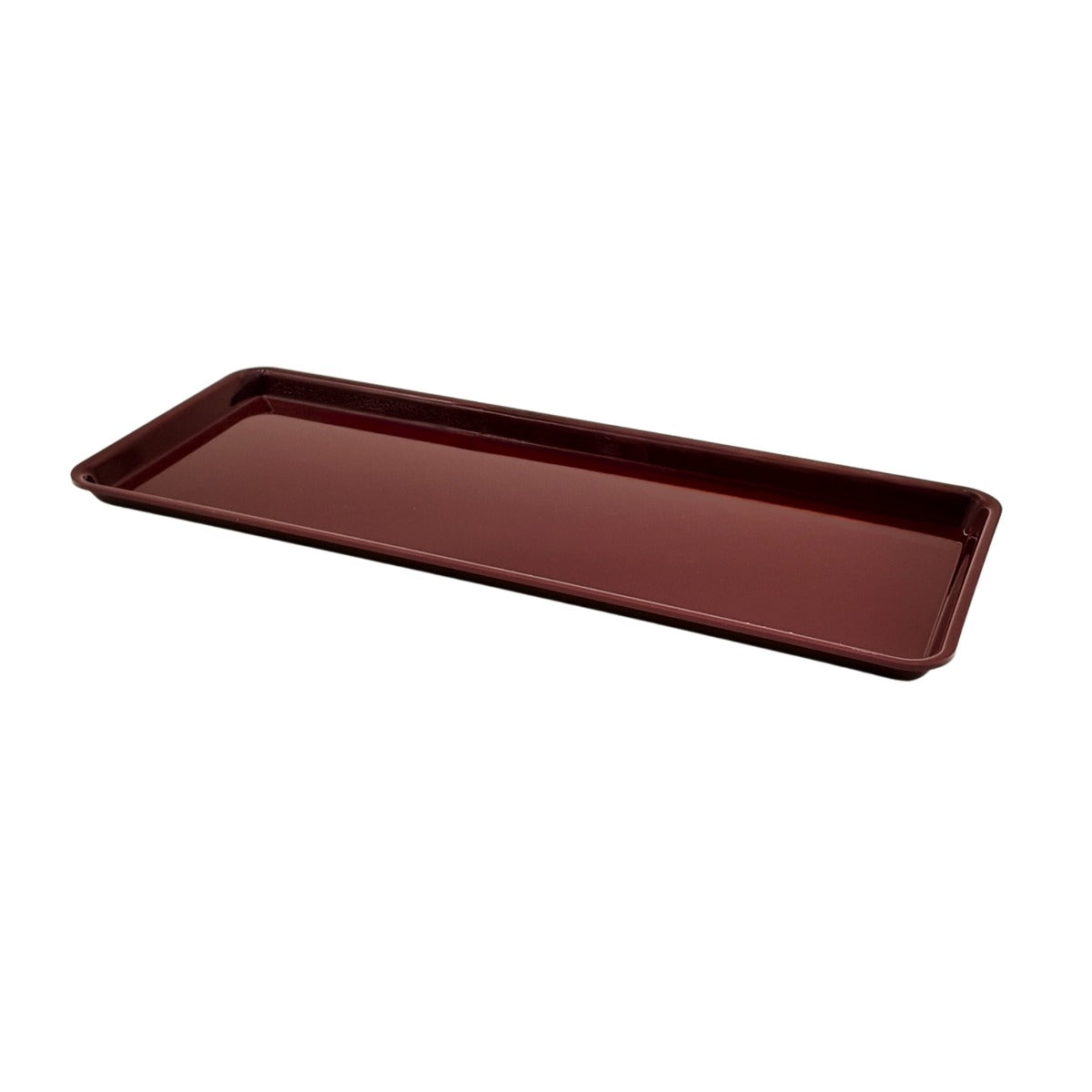 Burgundy GN 2/5 tray view 2 - butchers display tray