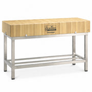 Butchers block 6ft x 2ft (180x60cm) - premium Italian Black Locust wood chopping block for professional butchers