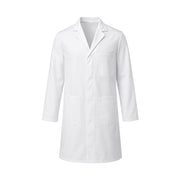 Premium white butcher coat - polycotton professional workwear for butchers and food handlers