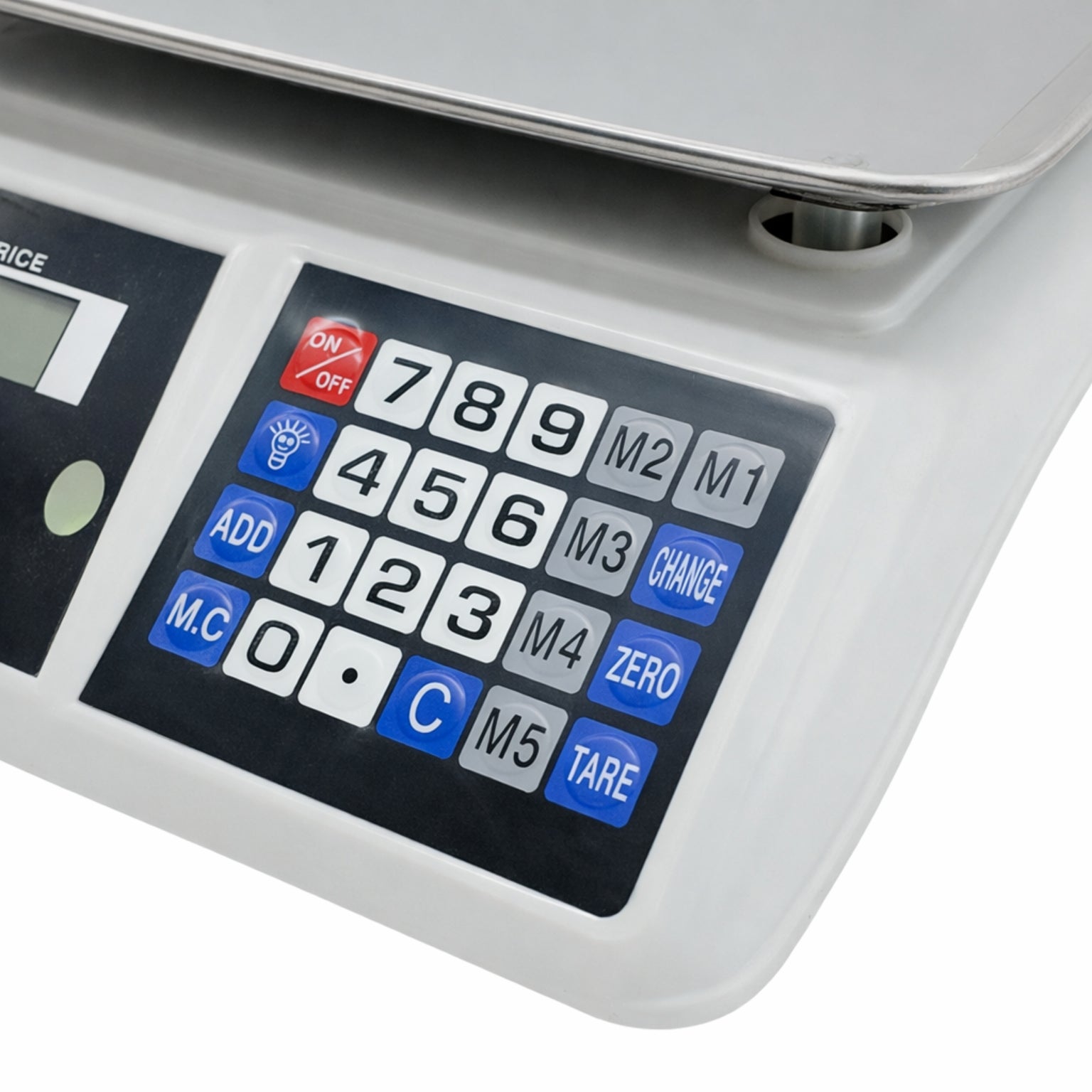 M&S Digital Butcher Scale Front View - Professional Digital Bench Scale