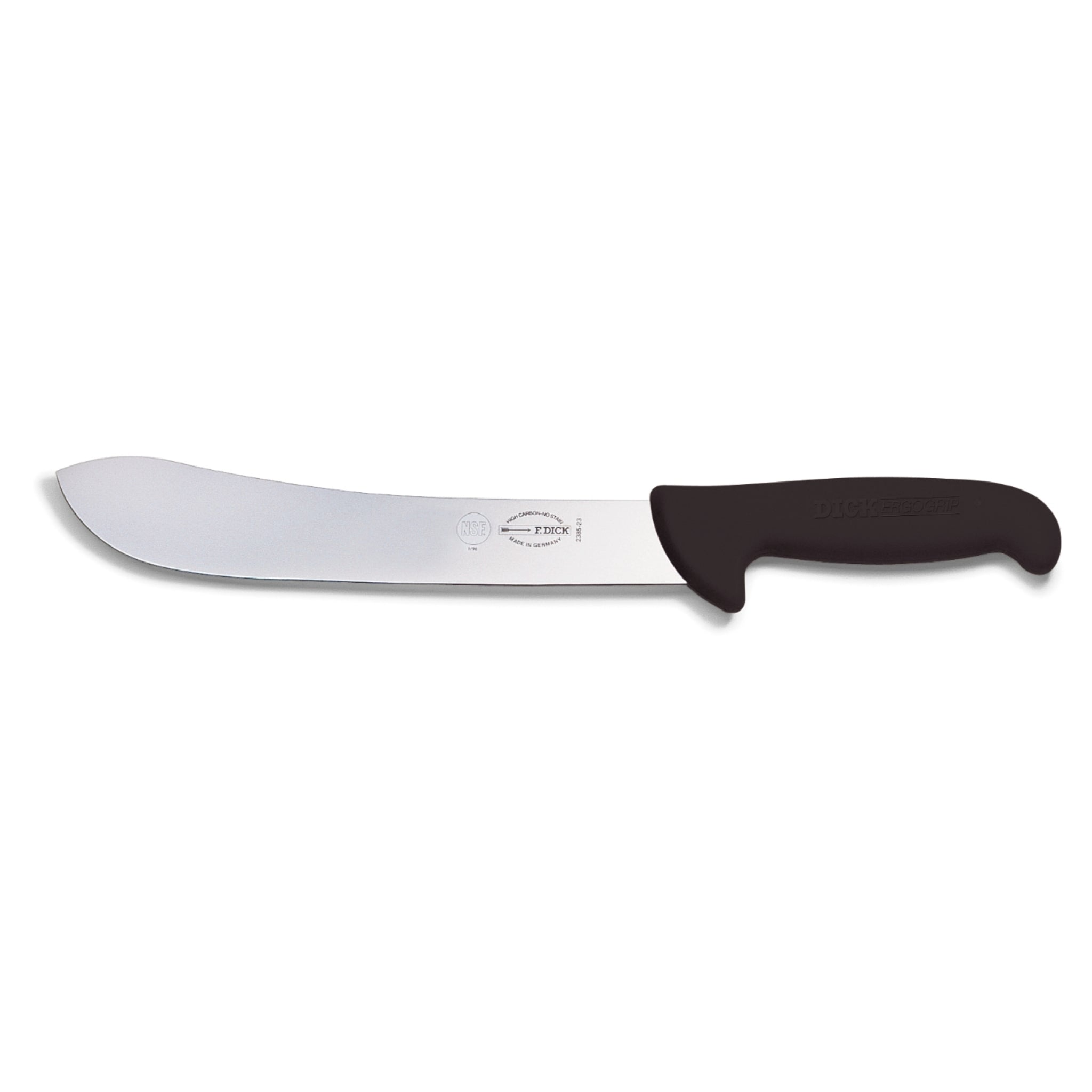 F Dick 10 inch steak knife red handle - butchers professional slicer