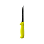 Eicker 15cm narrow blade boning knife yellow handle - butchers colour coded knife