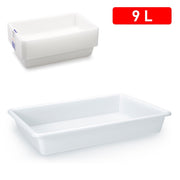White 9 Litre Display Tray - Butcher Shop Meat Display Presentation Tray
