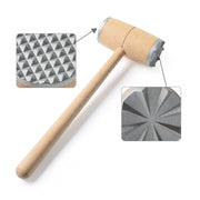 Wooden meat tenderiser mallet - butchers traditional meat hammer