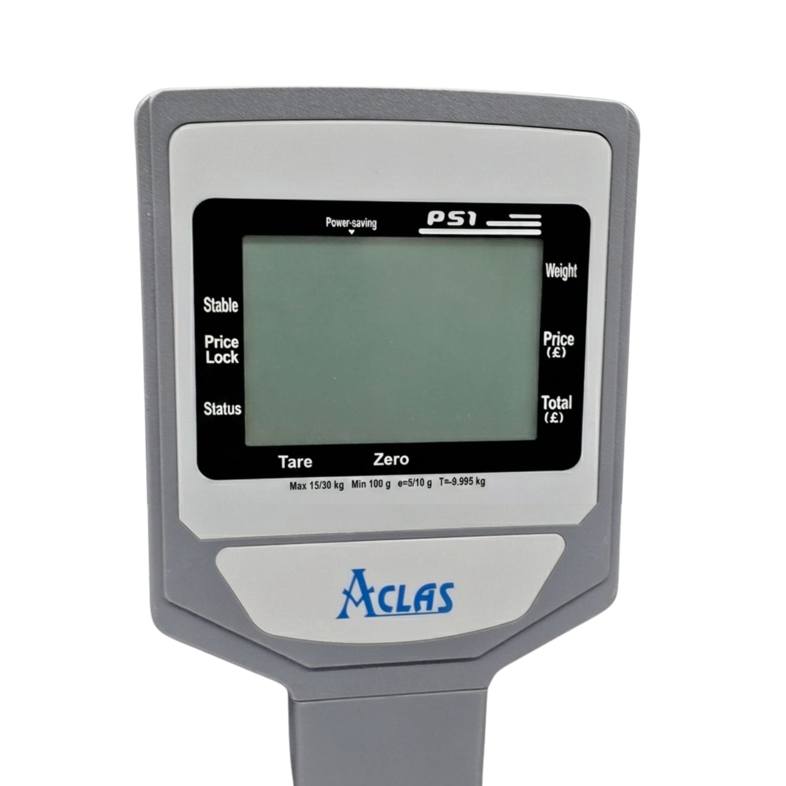 ACLAS PS1 scale view 3 - butchers counter scale with display
