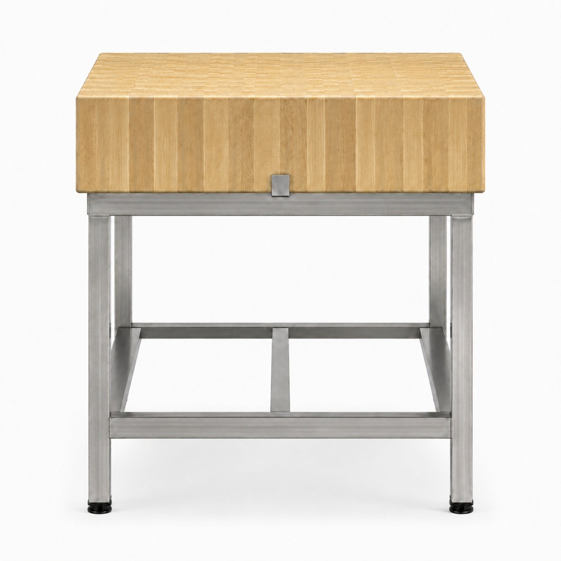 5ft x 2.5ft butchers block with stand - heavy duty wooden chopping block for commercial butchery