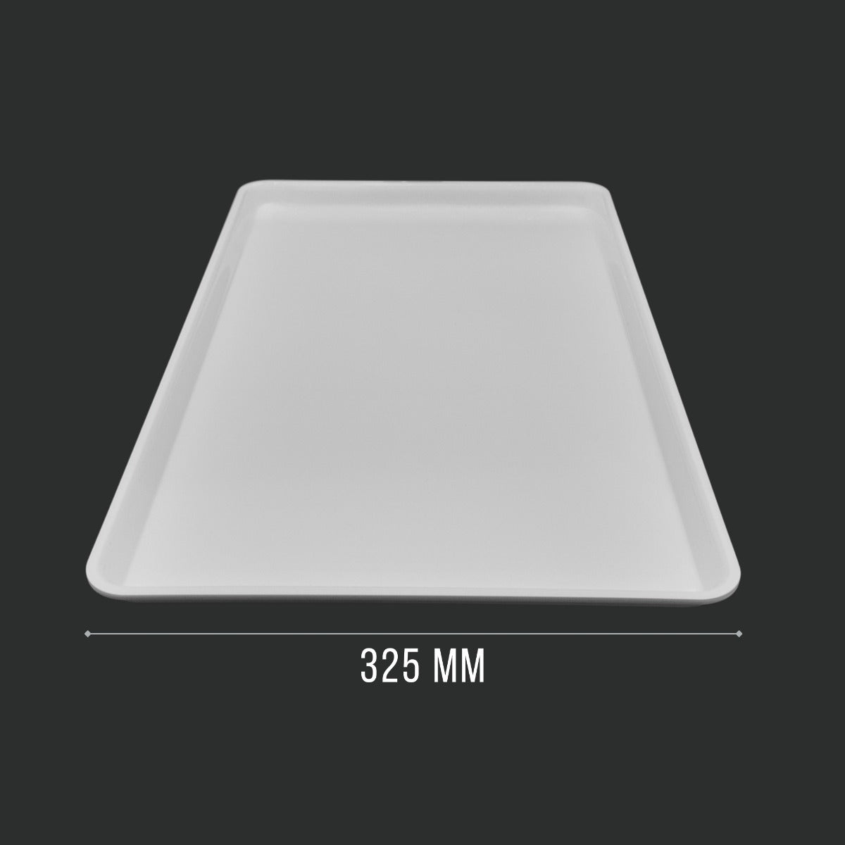 White Gastronorm 1/1 Tray 530x325mm - Professional Butcher Display Tray