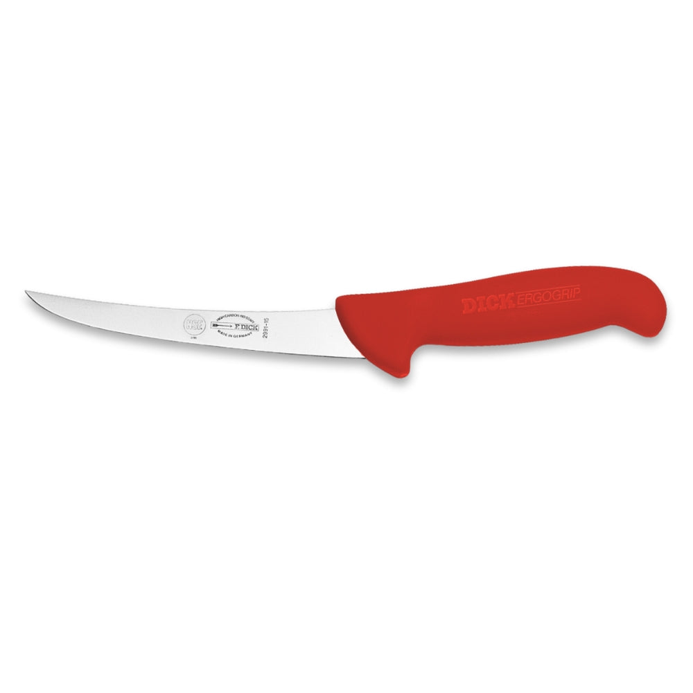 F Dick 6 Inch Stiff Curved Boning Knife Blade View - Commercial Butcher Meat Knife