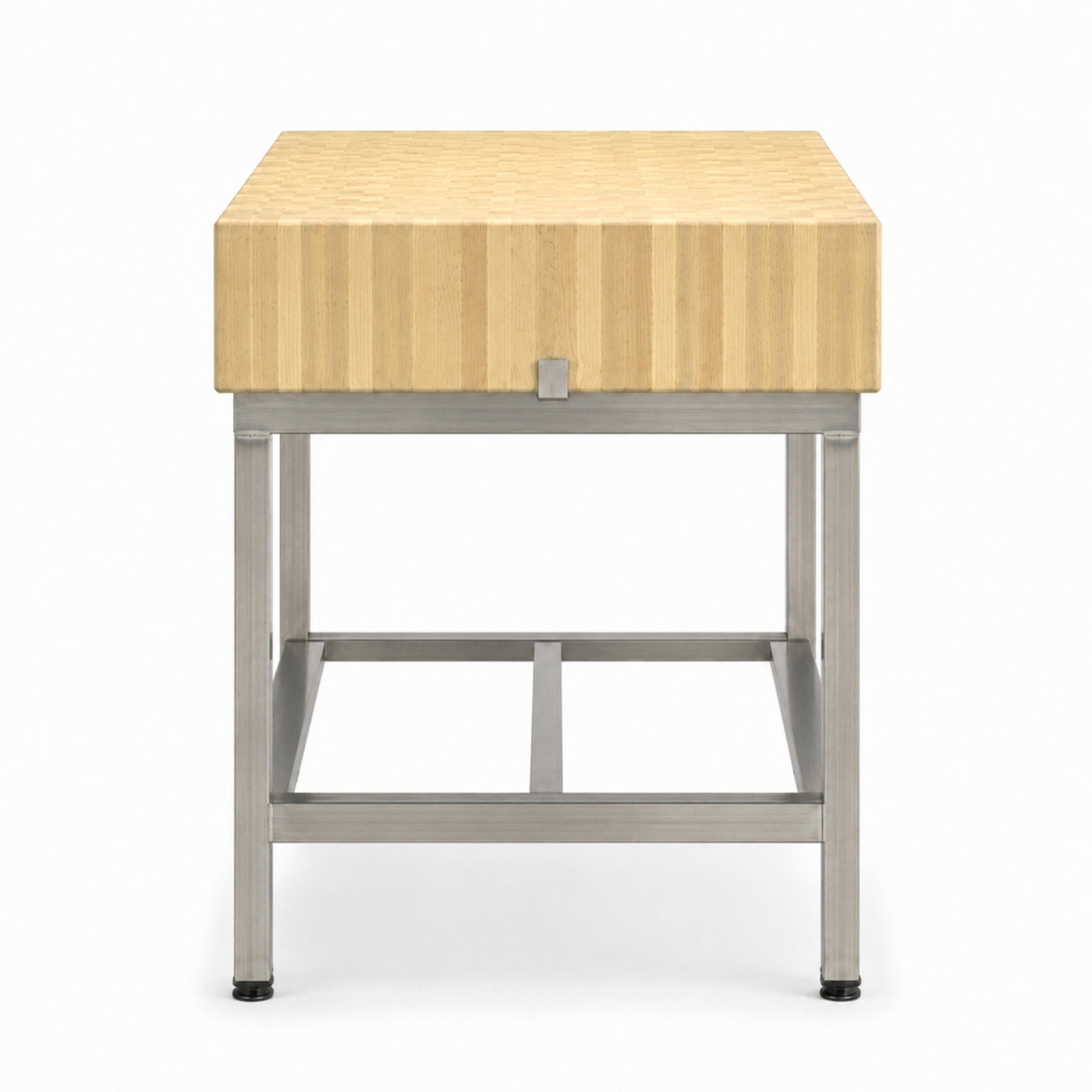 3ft x 2.5ft butchers block with stand - heavy duty wooden chopping block for commercial butchery