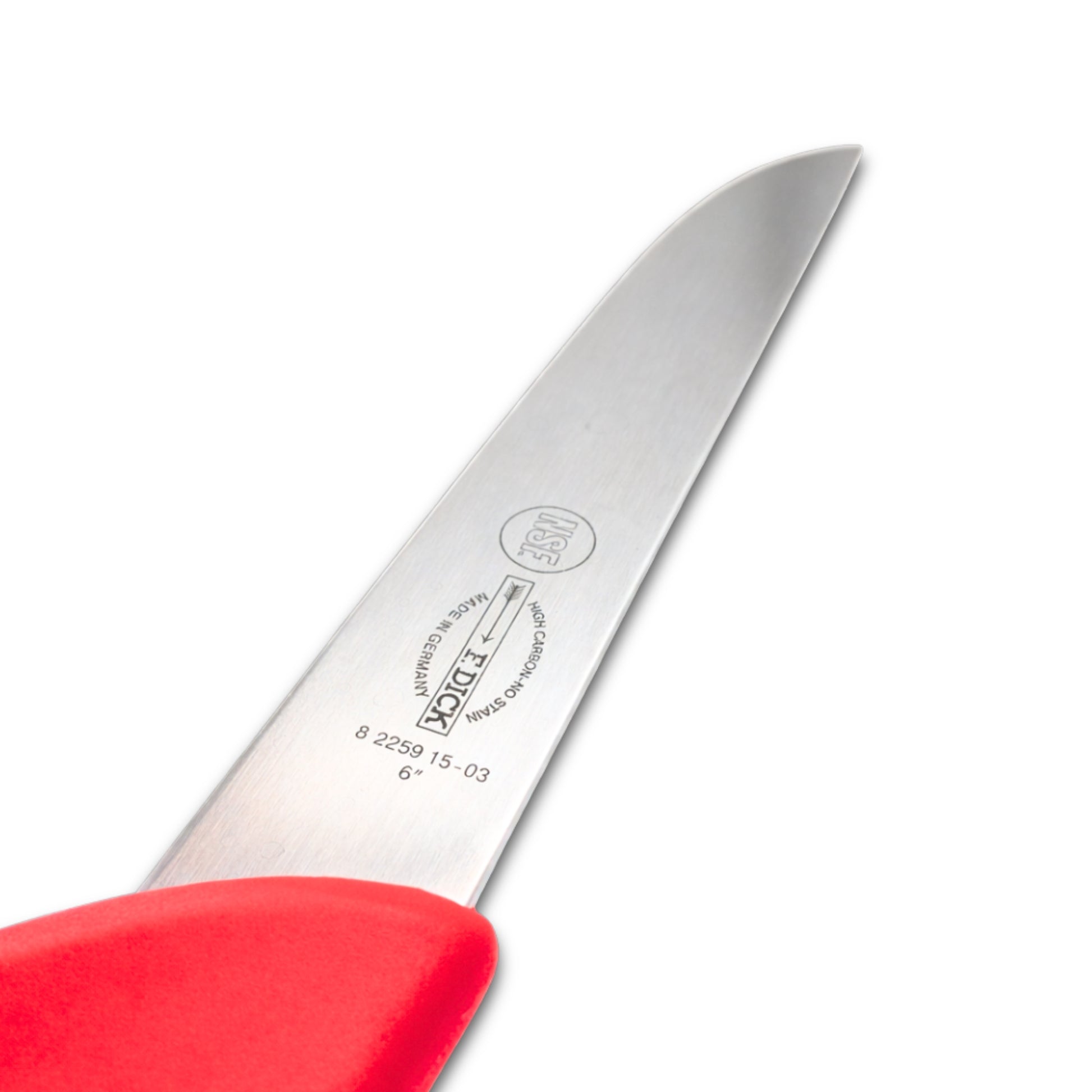 F Dick 6 inch boning knife blue alternate view - durable butchers knife