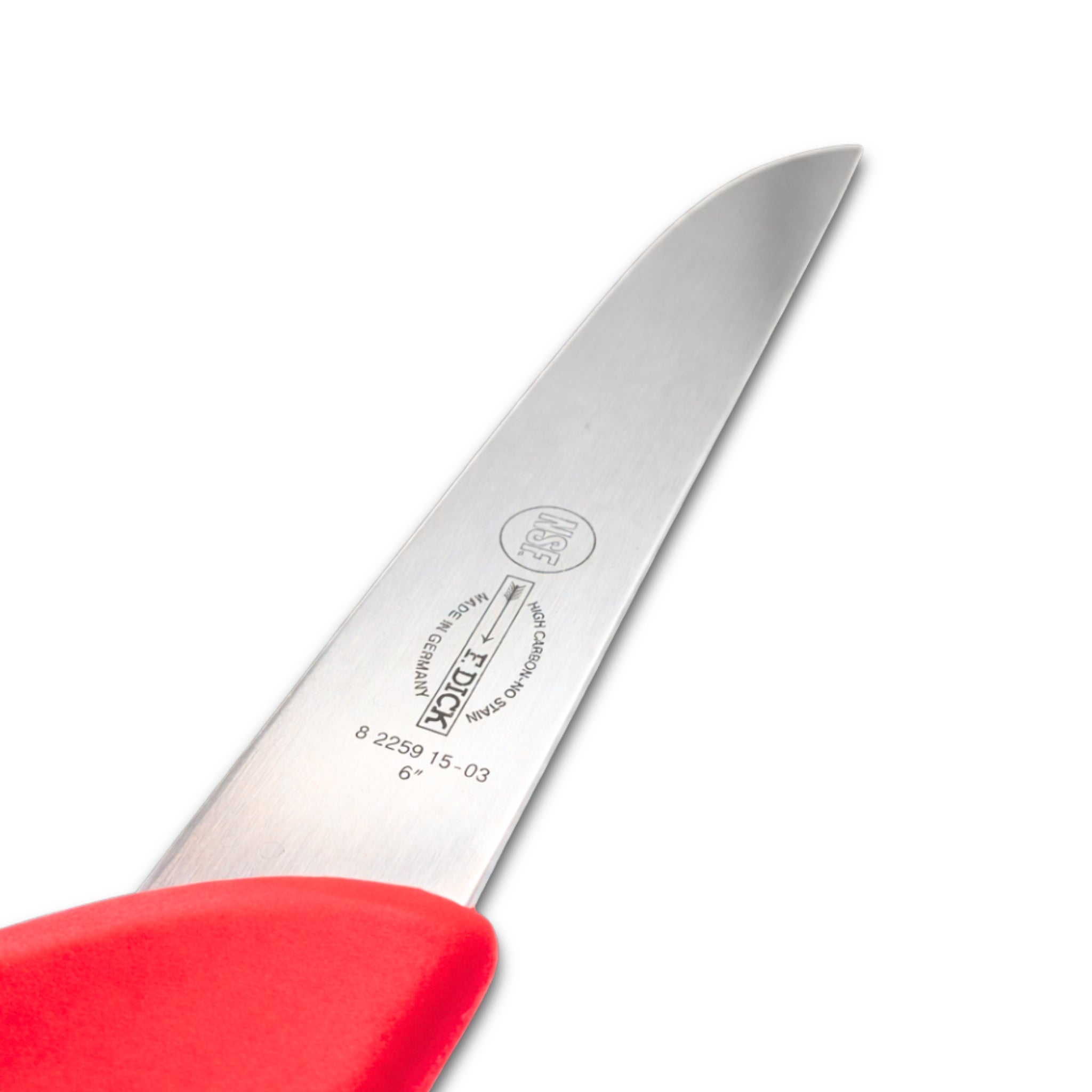 F Dick 6 inch boning knife blue alternate view - durable butchers knife