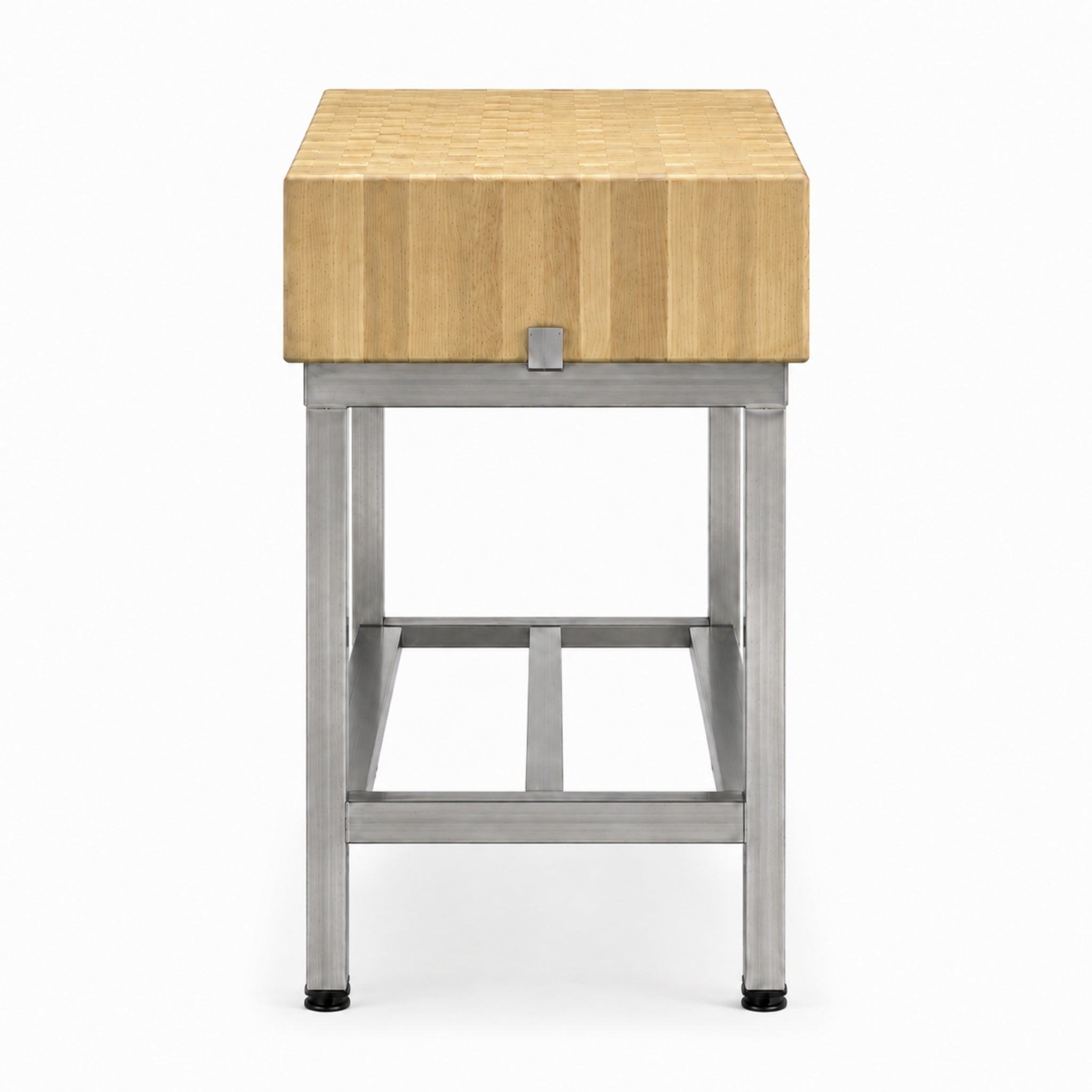 6ft x 2ft butchers block with stand - heavy duty wooden chopping block for commercial butchery