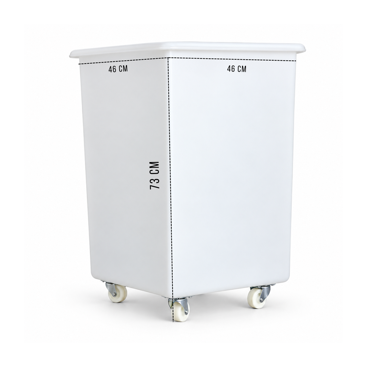 Plastic Container Truck Bin with Wheels – 118 Litres