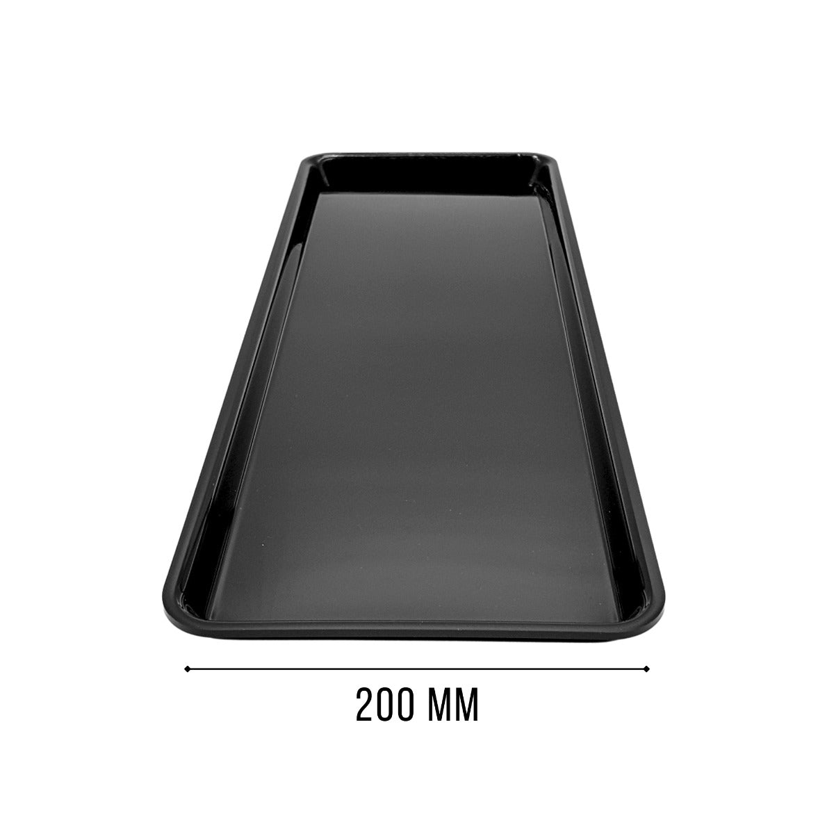 Black GN 2/5 tray view 3 - butchers shop counter display