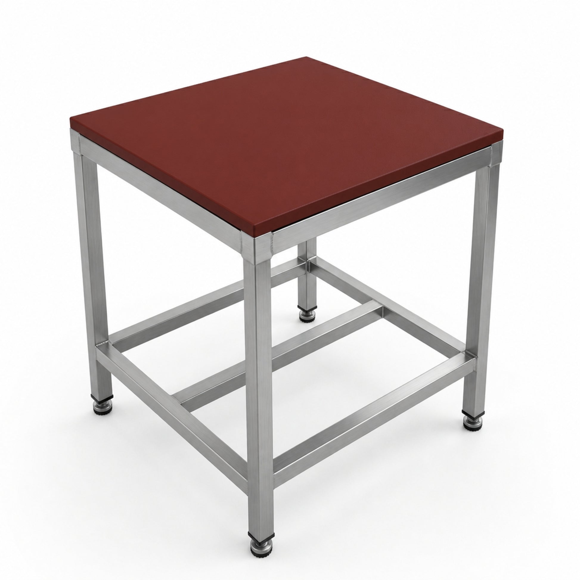 1 Inch Polytop 600x600mm Profile - Durable Polyethylene Butchers Block Top
