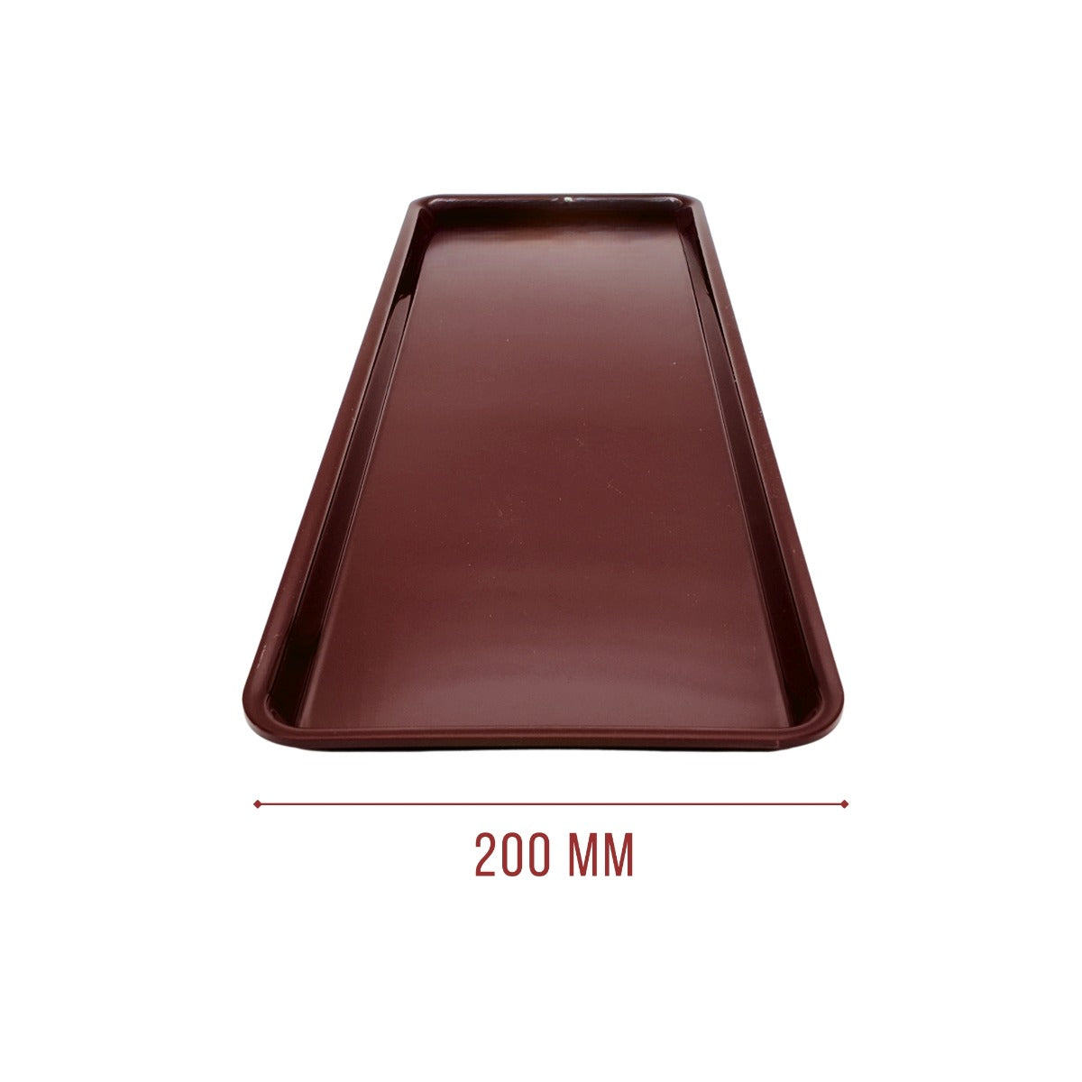 Burgundy GN 2/5 tray view 3 - butchers shop counter display