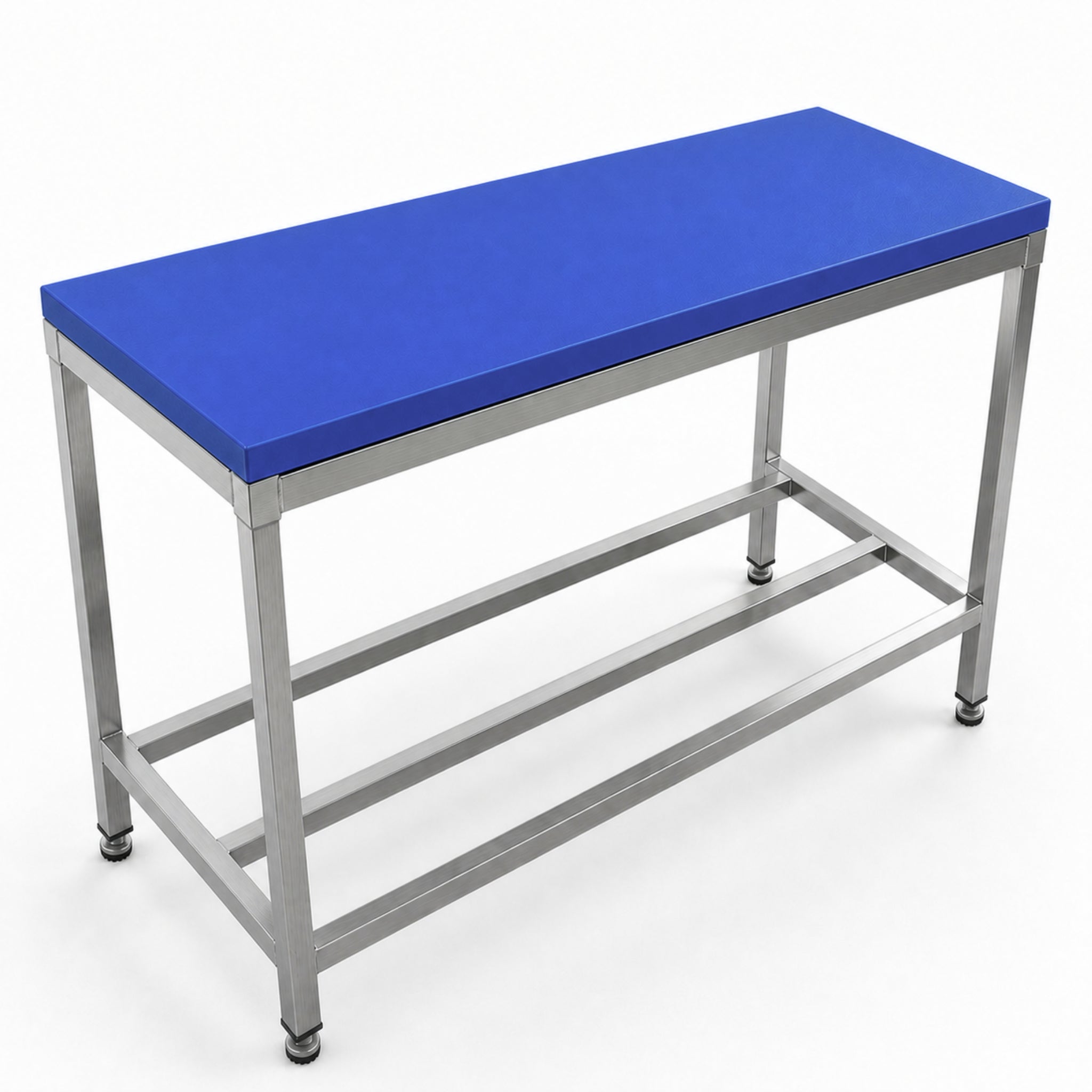 2 inch polytop 5ft x 2ft view 2 - butchers polyethylene cutting surface