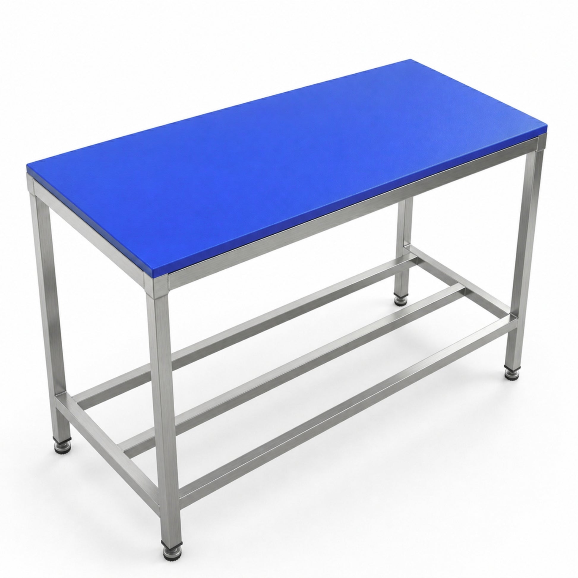 1 inch polytop 4ft x 2ft view 2 - butchers polyethylene cutting surface