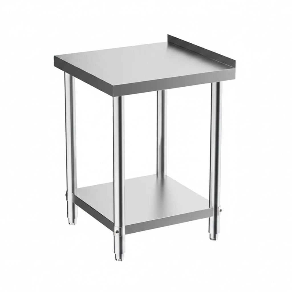 Aluminium butchers table 2ft x 2ft - hygienic stainless prep table