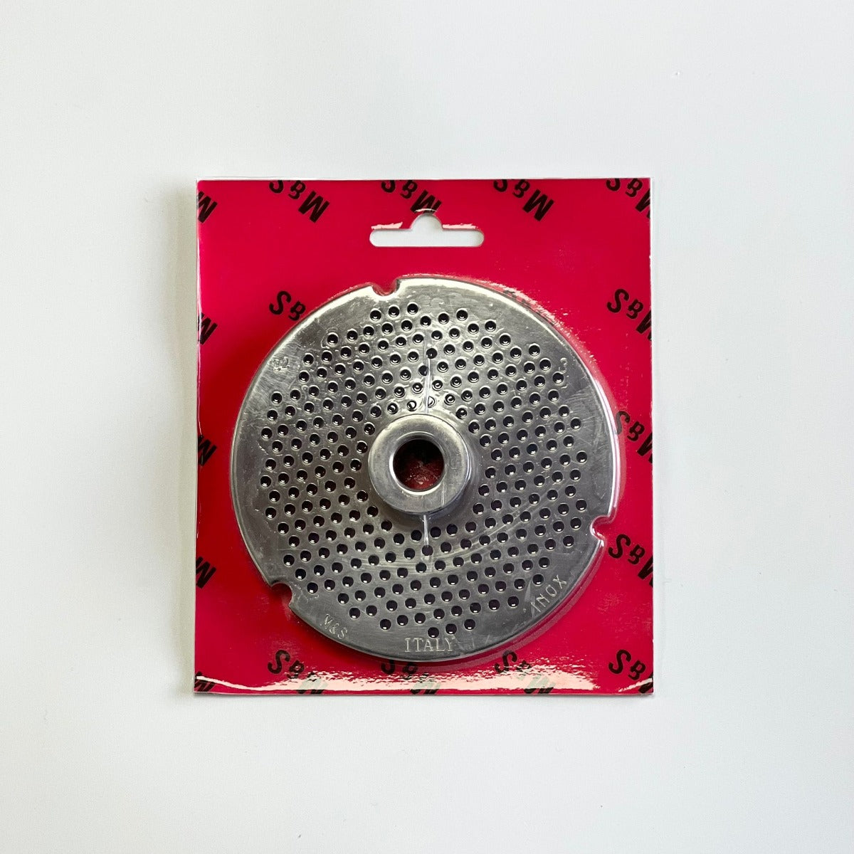 No.32 meat mincer plate 3mm with hub - fine grinding for butchers mincers