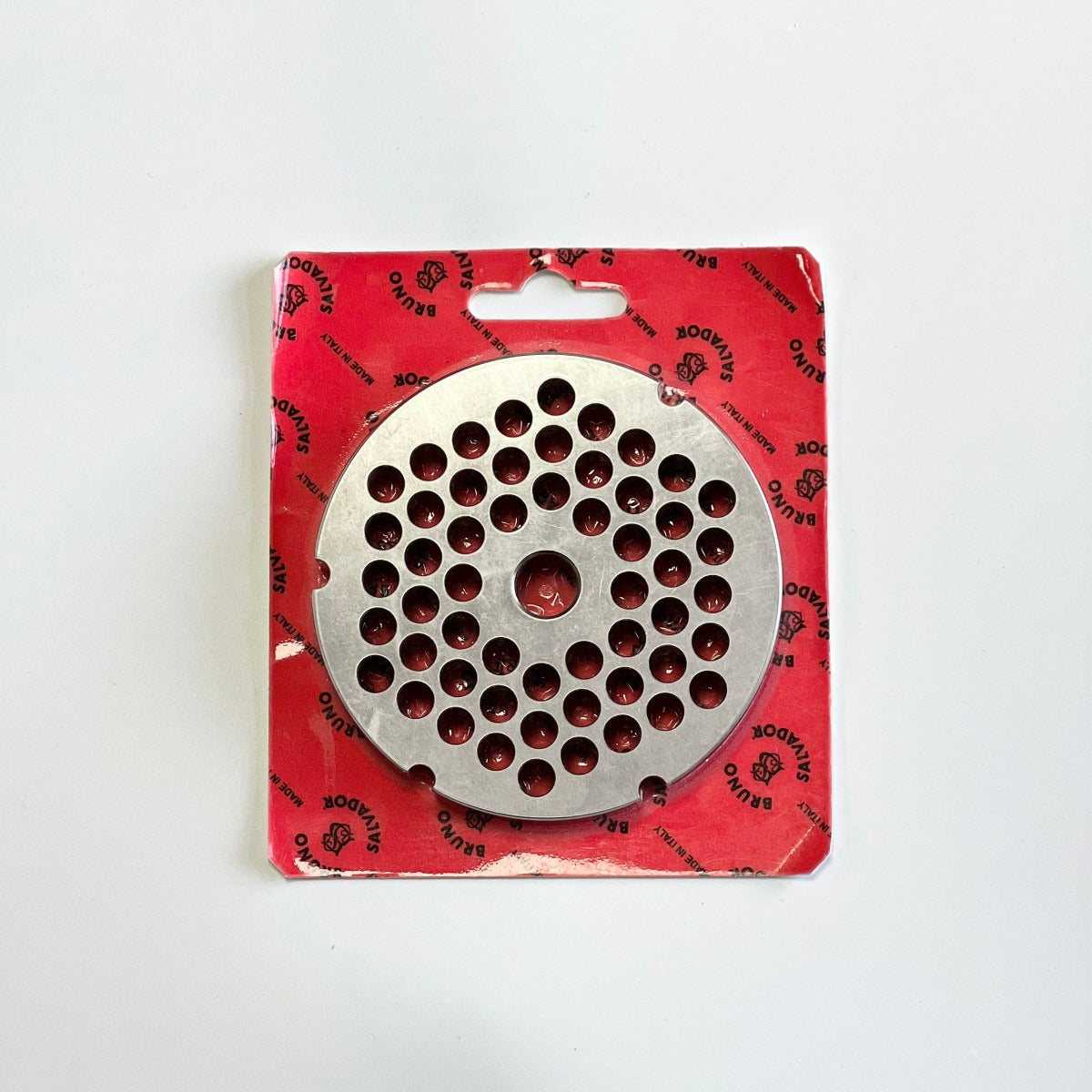 No.32 mincer plate 8mm no hub view 2 - meat grinder replacement part